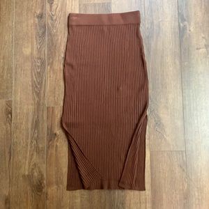 Abercrombie Sweater Knit Midi Skirt